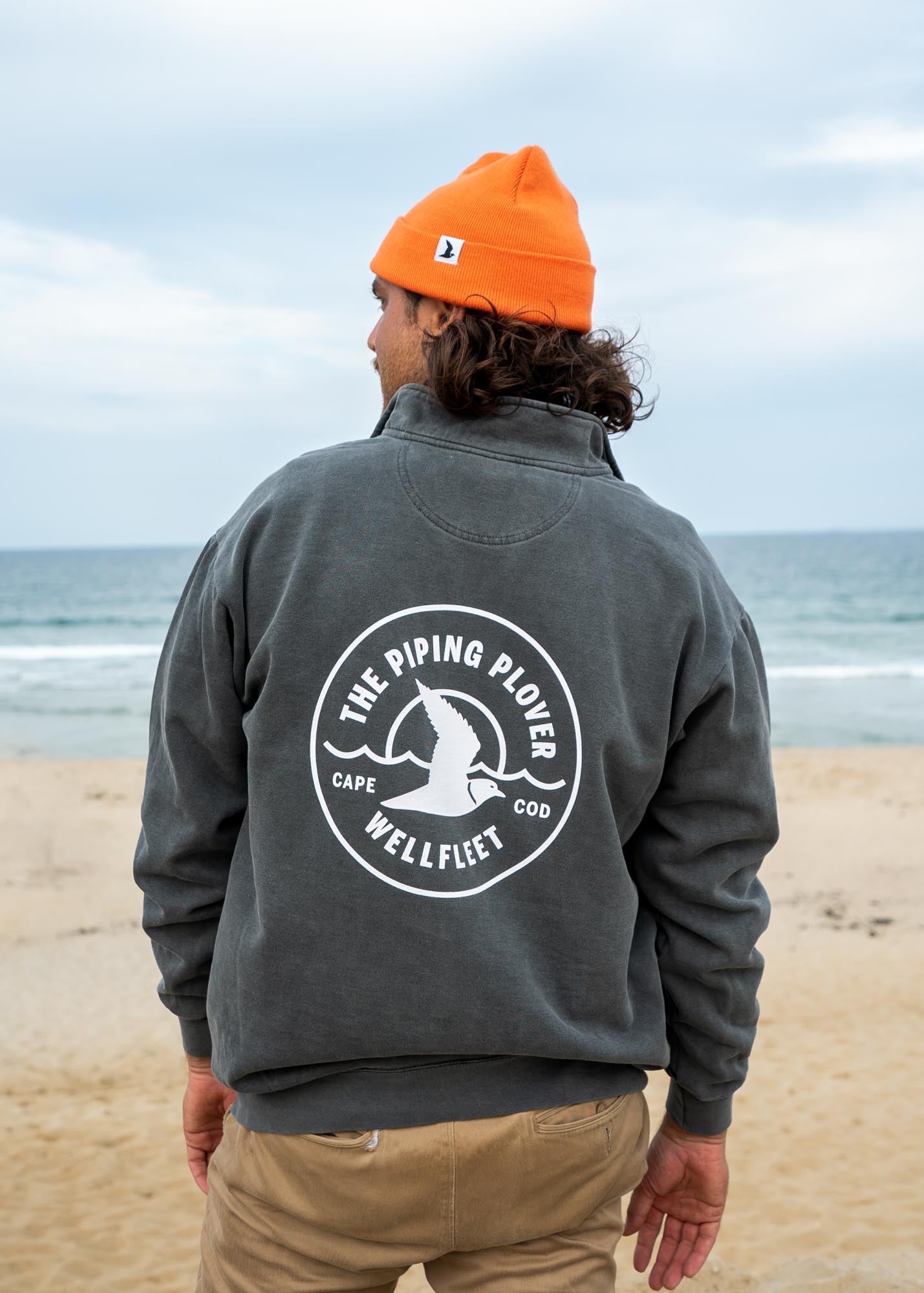 
                  
                    Quarter Zip Sweatshirt - Grey
                  
                