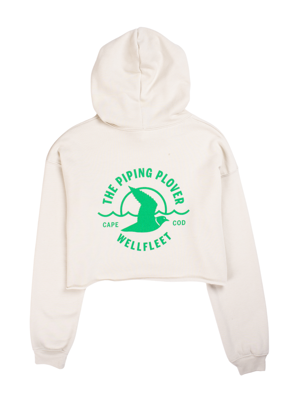 Crop Hoodie - Beige
