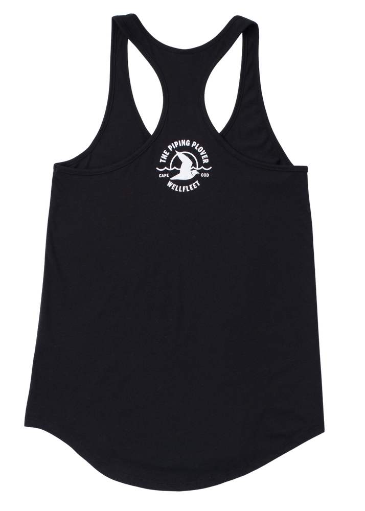
                  
                    Racerback Tank Top - Black/White
                  
                