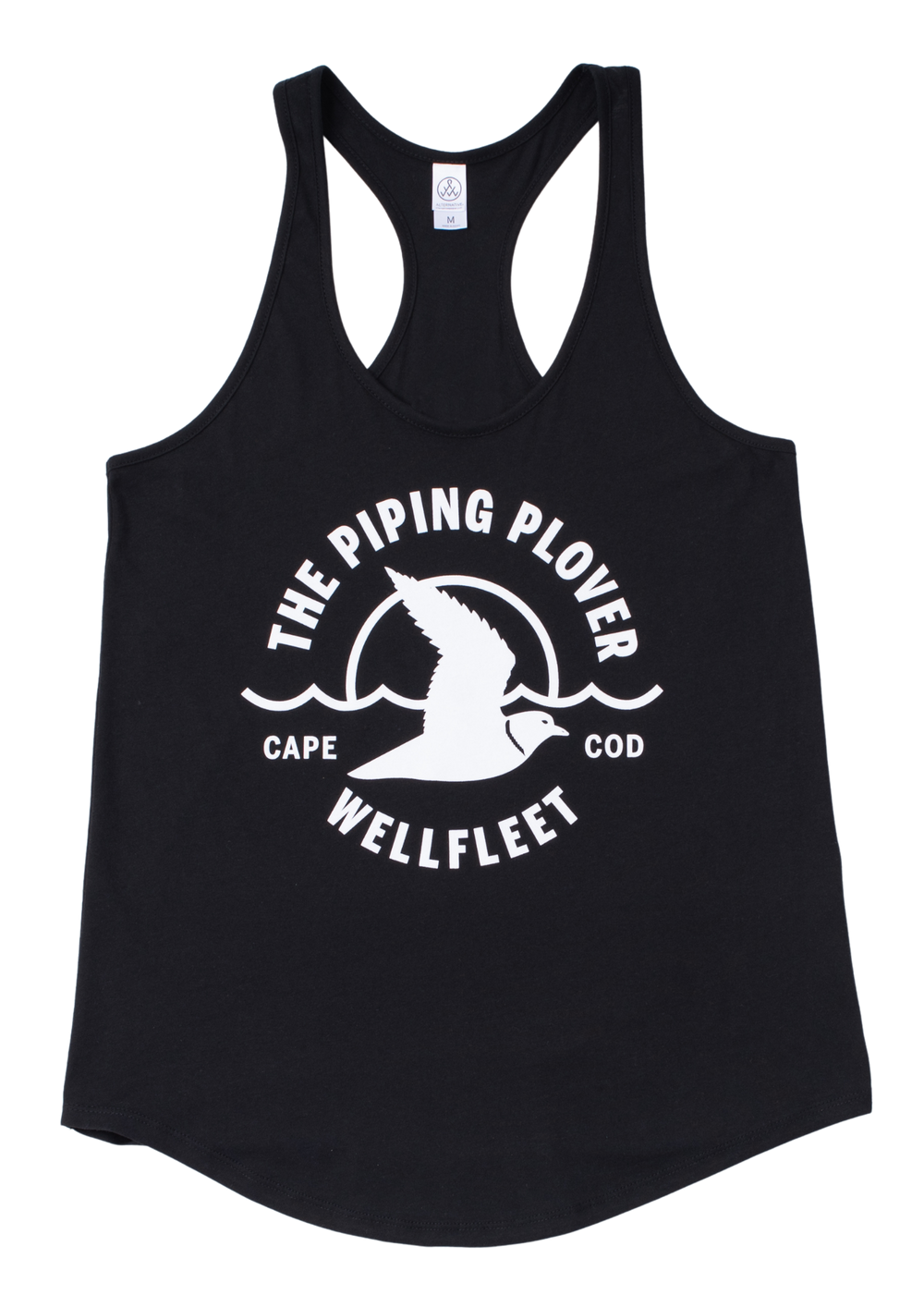 Racerback Tank Top - Black/White